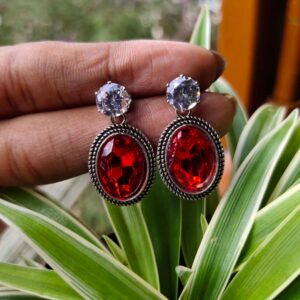 Stone And Crystal Red