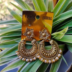 Gold Earring Gold Bead