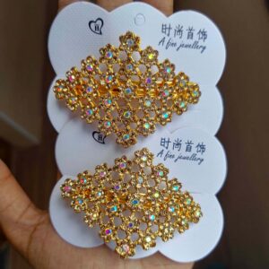 Gold Stone Clip