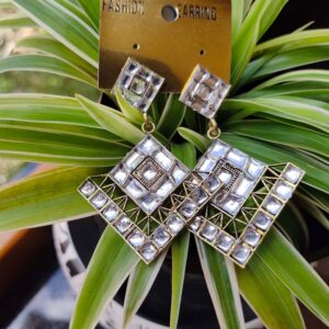 Mirror Glass Earring