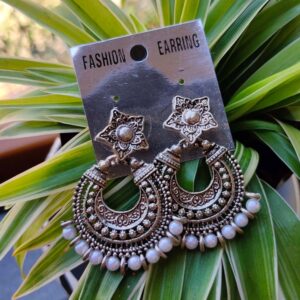 Silver Earring Silver Bead