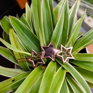 Metal Clip Star Gold