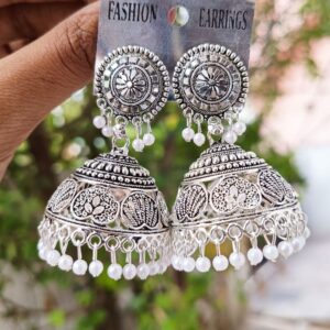 KAUSTUBH JUMBO JUMKA SILVER