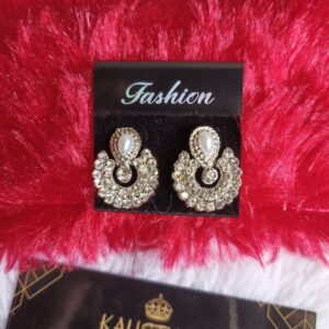 SILVER DAILY WEAR WHITE STONE