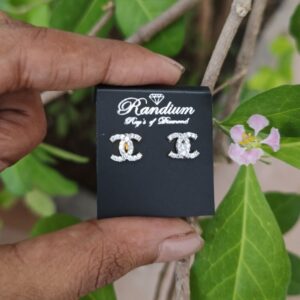 TINY CZ STUD EARRING
