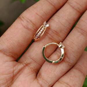 BASIC HOOP THREE LINE GOLD BASE ADULT SIZE