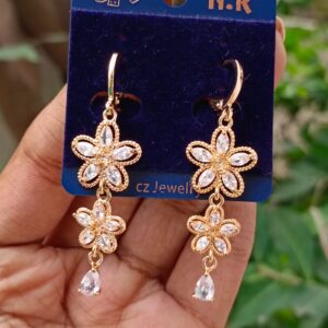 FLOWER DANGLER GOLD BASE