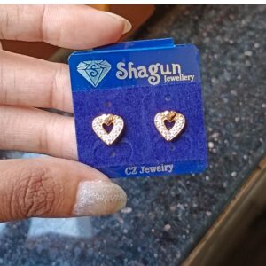 Tiny heart ad stud