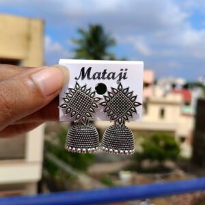 SILVER BLACK METAL DAILY WEAR JUMKA